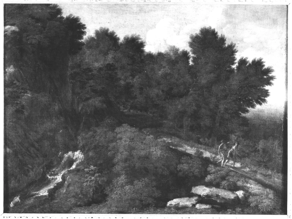 Rovine con pescatori e viandanti - Galleria Corsini, Roma